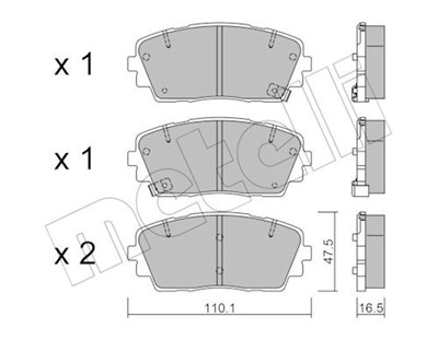 METELLI 22-0941-0 Číslo výrobce: 25365. EAN: 8032747136935.
