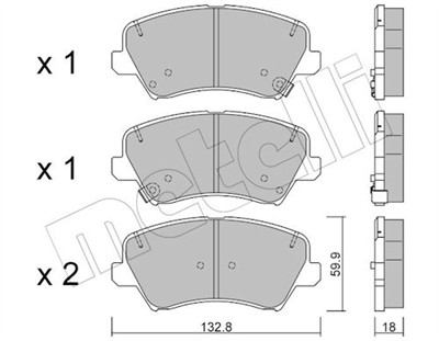 METELLI 22-0944-0 Číslo výrobce: 21532. EAN: 8032747136997.