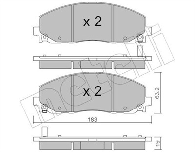 METELLI 22-0946-0 Číslo výrobce: 25378. EAN: 8032747137031.