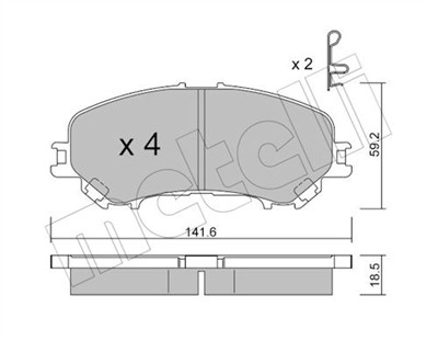 METELLI 22-1010-0 Číslo výrobce: 22065. EAN: 8032747139936.