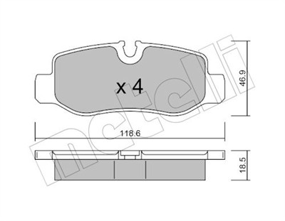 METELLI 22-1023-0 Číslo výrobce: 22101. EAN: 8032747144879.