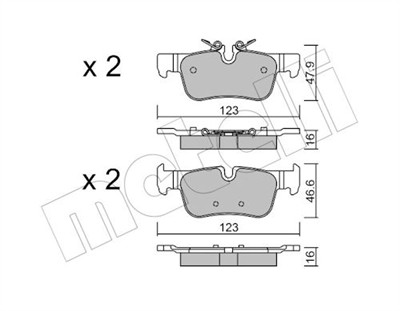 METELLI 22-1038-0 Číslo výrobce: 25331. EAN: 8032747138137.