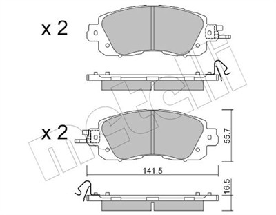 METELLI 22-1080-0 Číslo výrobce: 25581. EAN: 8032747302279.