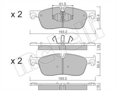 METELLI 22-1123-0 Číslo výrobce: 22145. EAN: 8032747250273.