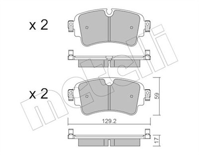 METELLI 22-1129-0 Číslo výrobce: 22308. EAN: 8032747250433.