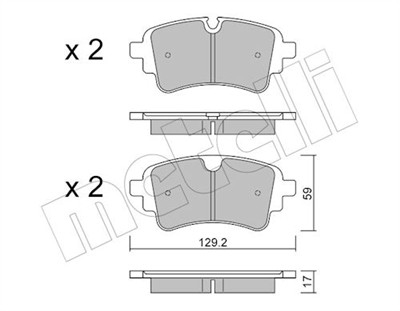 METELLI 22-1129-1 Číslo výrobce: 26265. EAN: 8032747124437.
