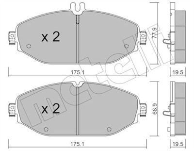 METELLI 22-1132-0 Číslo výrobce: 22076. EAN: 8032747250518.