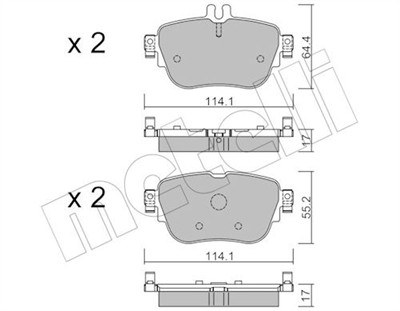 METELLI 22-1136-0 Číslo výrobce: 22437. EAN: 8032747256169.