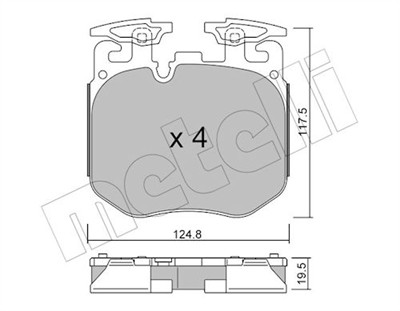 METELLI 22-1147-0 Číslo výrobce: 22392. EAN: 8032747256442.