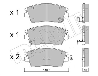 METELLI 22-1164-0 Číslo výrobce: 22329. EAN: 8032747341858.
