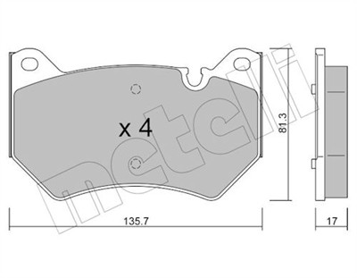 METELLI 22-1170-0 Číslo výrobce: 22958. EAN: 8032747342053.