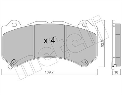 METELLI 22-1182-0 Číslo výrobce: 25849. EAN: 8032747313343.