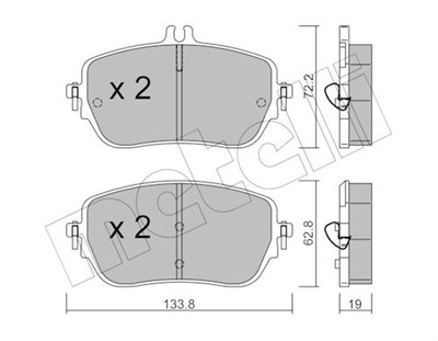 METELLI 22-1193-0 Číslo výrobce: 22940. EAN: 8032747342336.