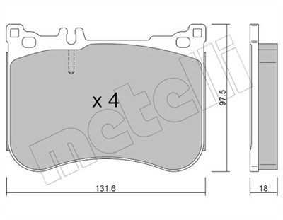 METELLI 22-1197-0 Číslo výrobce: 25179. EAN: 8032747313589.