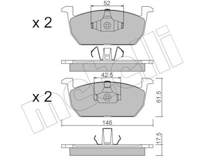METELLI 22-1214-0 Číslo výrobce: 22631. EAN: 8032747337400.