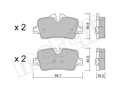 METELLI 22-1264-0 Číslo výrobce: 21421. EAN: 8032747344514.