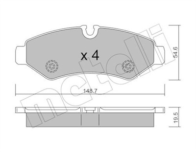 METELLI 22-1275-0 Číslo výrobce: 20747. EAN: 8032747344712.