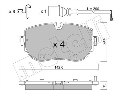 METELLI 22-1319-0 Číslo výrobce: 26416. EAN: 8032747126608.