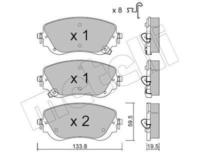 METELLI 22-1325-0 Číslo výrobce: 26451. EAN: 8032747126844.