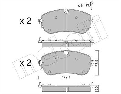 METELLI 22-1342-0 Číslo výrobce: 26510. EAN: 8032747127377.