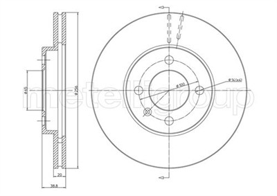 METELLI 23-0230C EAN: 8032747230091.