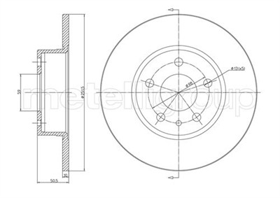 METELLI 23-0368C EAN: 8032747228012.