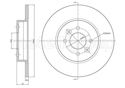 METELLI 23-0585C EAN: 8032747100080.