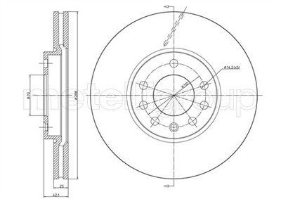 METELLI 23-0605C EAN: 8032747230350.