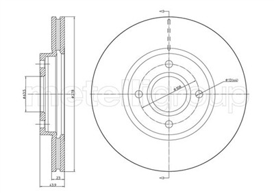 METELLI 23-1490C EAN: 8032747117750.