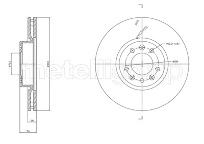 METELLI 23-1857C EAN: 8032747318478.