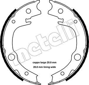 METELLI 53-0443 Číslo výrobce: S796. EAN: 8032747023204.