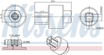 NISSENS 301020 Číslo výrobce: 6ZL351028151. EAN: 5707286538368.