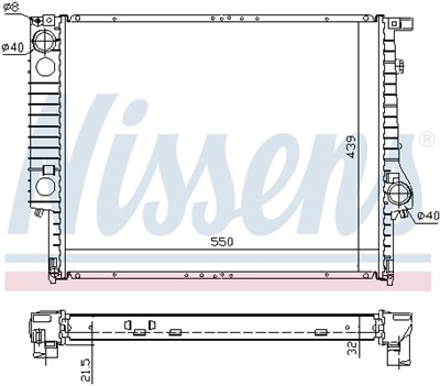NISSENS 60619A Číslo výrobce: 376713091. EAN: 5707286192584.