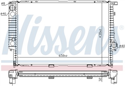 NISSENS 60622A Číslo výrobce: 376712374. EAN: 5707286192614.