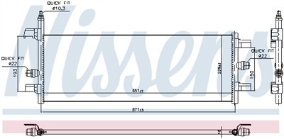 NISSENS 606248 Číslo výrobce: 376997601. EAN: 5707286427129.