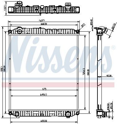 NISSENS 607021 Číslo výrobce: 376701911.