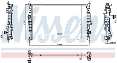 NISSENS 607100 EAN: 5707286541146.