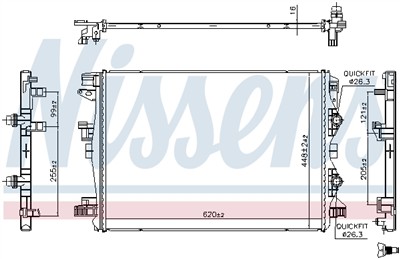 NISSENS 607140 EAN: 5707286541542.