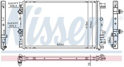 NISSENS 607227 EAN: 5707286548633.