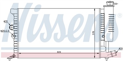 NISSENS 61399A Číslo výrobce: TH116. EAN: 5707286196612.