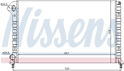 NISSENS 61767 Číslo výrobce: 376724791. EAN: 5707286198074.