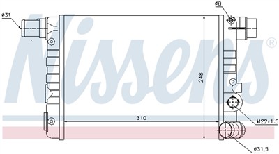 NISSENS 61805 Číslo výrobce: RM120. EAN: 5707286198401.