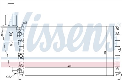 NISSENS 61858 Číslo výrobce: 376713544. EAN: 5707286198708.
