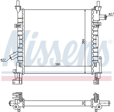 NISSENS 62005 Číslo výrobce: 376764251. EAN: 5707286199309.