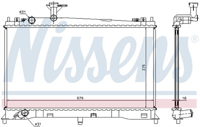 NISSENS 62462A Číslo výrobce: 376750261. EAN: 5707286202801.