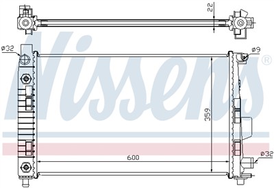 NISSENS 62781A Číslo výrobce: 376713054. EAN: 5707286205949.