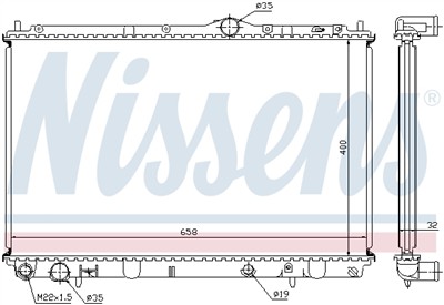 NISSENS 62858A Číslo výrobce: 376724751. EAN: 5707286206861.