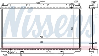 NISSENS 62927A Číslo výrobce: 376718491. EAN: 5707286207622.