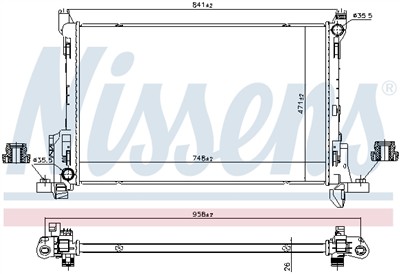 NISSENS 630792 Číslo výrobce: 376701601. EAN: 5707286399303.