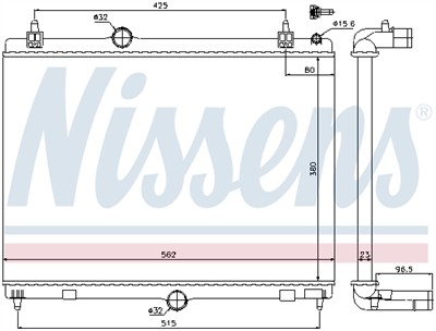 NISSENS 636009 EAN: 5707286347540.